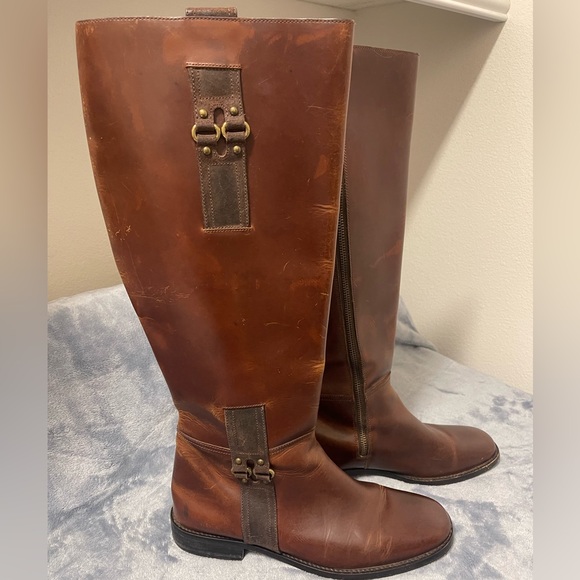Cole Haan Shoes - Cole Haan Clover Stretch Side-Buckle Riding Boots